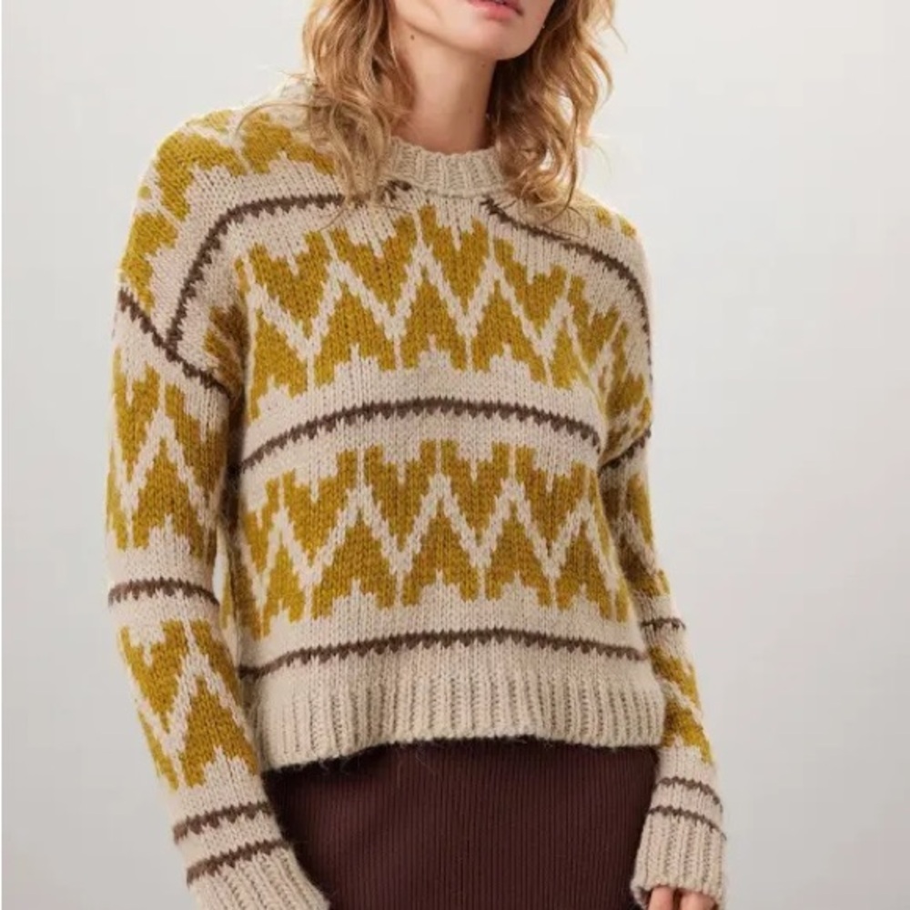 The GREAT. The Folk Pullover - Picture 3 of 4